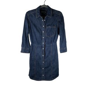 Veronica Beard Jeans Denim Button-Down Dress Size 0